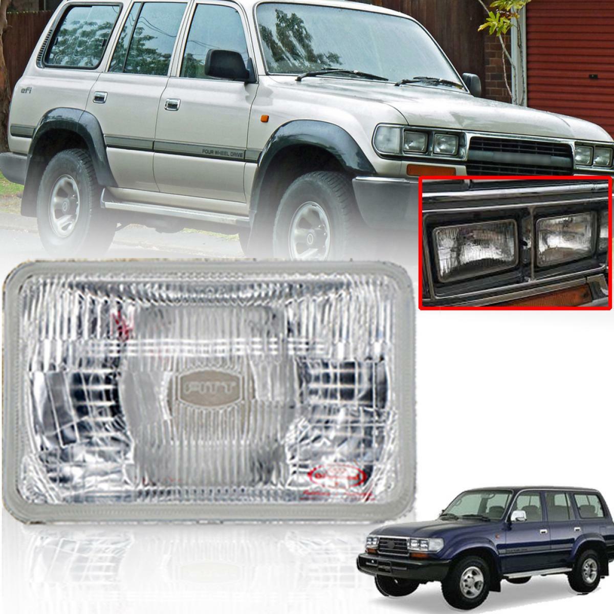 1X H4 HEAD LIGHT LAMP HALOGEN FOR TOYOTA LAND CRUISER FZJ80