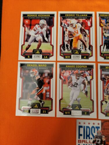 2023 Score Football Team Set Cleveland braun + Einsätze (15 Karten) 🙂 🙂 - Bild 2 von 7