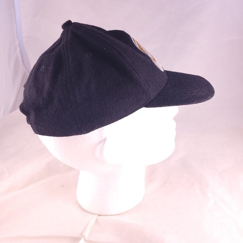 Vtg 80s 90s Nike Black SnapBack Hat Cap Wool Spell Out Swoosh Basketball OSFA - Picture 6 of 10