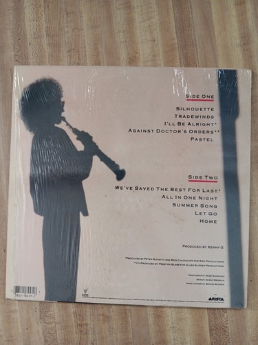Kenny G - Silhouette - Vinyl LP, 1988 Arista AL-8457 , NM! SHRINK! - Picture 2 of 2