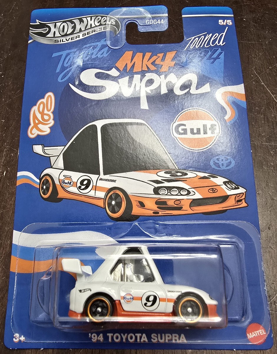 Hot Wheels 2025 Tooned Gulf '94 Toyota Supra White #5/5