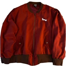 Marvel Her Universe Tony Stark Industries Size 5 Brick Red 5X/28 Bomber Jacket