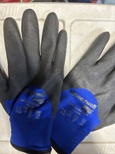 Honeywell Northflex Cold Grip Gloves, Coated LARGE Blue/Black NF11HD