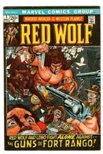 RED WOLF #1 6.5 // FIRST ISSUE GIL KANE COVER ART MARVEL COMICS 1972