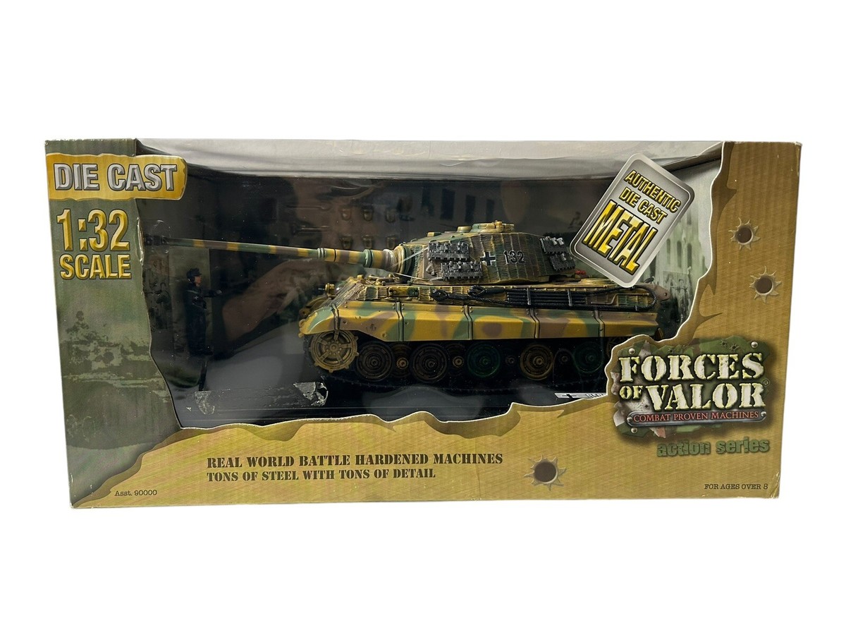 Unimax Forces of Valor 1:32 German King Tiger, Normandy 1944, No. 90000 | eBay Unimax Forces of Valor 1:32 German King Tiger, Normandy 1944, No. 90000 | eBay