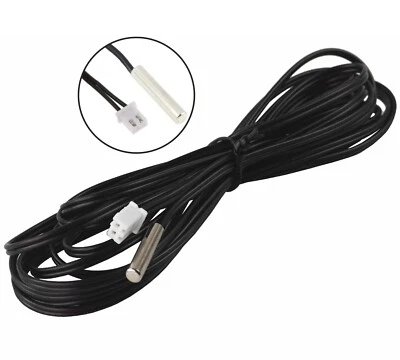 THERMISTOR TEMPERATUR SENSOR THERMO SONDE WASSERDICHTE KABEL 1m 2m 3m 5m