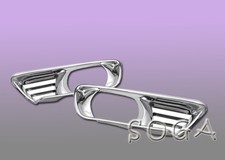 For 2007 2008 2009 Toyota Camry Chrome Front Bumper Fog Lights Covers Trim Pair