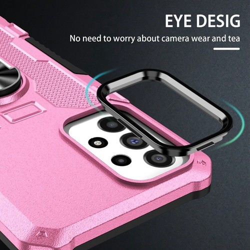 Luxury Armor Hybrid Ring Stand Cover Case For S23 S22 A14 A54 A13 A53 A32 A23 - Picture 47 of 71