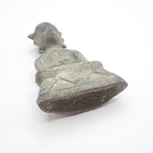old metal Buddha charm statue Buddhist Thai Asian trade old estate collection - Picture 5 of 6