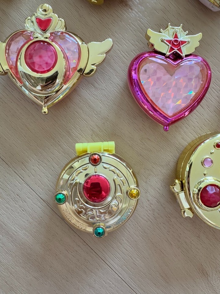 Sailor Moon R Compact Sailor Moon Compact Mirror Vol 1 & 2 Complete Full 10 Gashapon Capsule ...