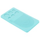 Paper Strips Quilling Board with Pins Box Knitting Plate Grid Guide Tool, Green