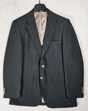 Vintage Mens Perma Prest Size 42R Action Suit Sports Coat Jacket Blazer Green