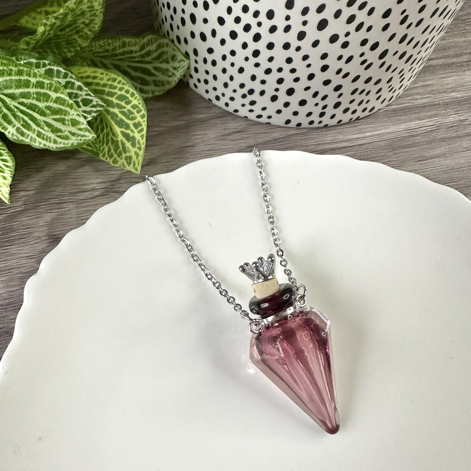 Bottle Necklace Fillable Jewelry New