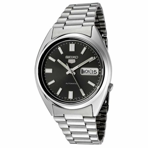 SEIKO 5 SNXS79 SNXS79K1 21 Jewels Automatic Black Dial Stainless Steel Men  Watch 722631028528 | eBay