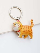 New Cat Kitty Charm Keychain Accessories Pendant Bag Charm Key Ring Decor Gifts