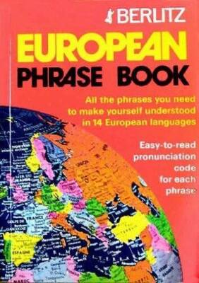 Berlitz European Phrase Book - Paperback By Berlitz Guides - GOOD