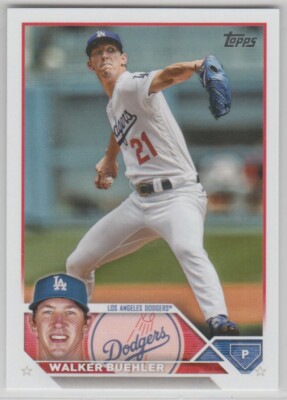 2023 Topps #391 Walker Buehler Los Angeles Dodgers