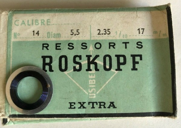 Mainspring Ressort Muelle ROSKOPF 5.5 2,35 17m/m
