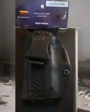 OWB Kydex fit Glock 27 Rigid Holster GLO 27 R "Just Holster IT" Rt Hand *NIP*