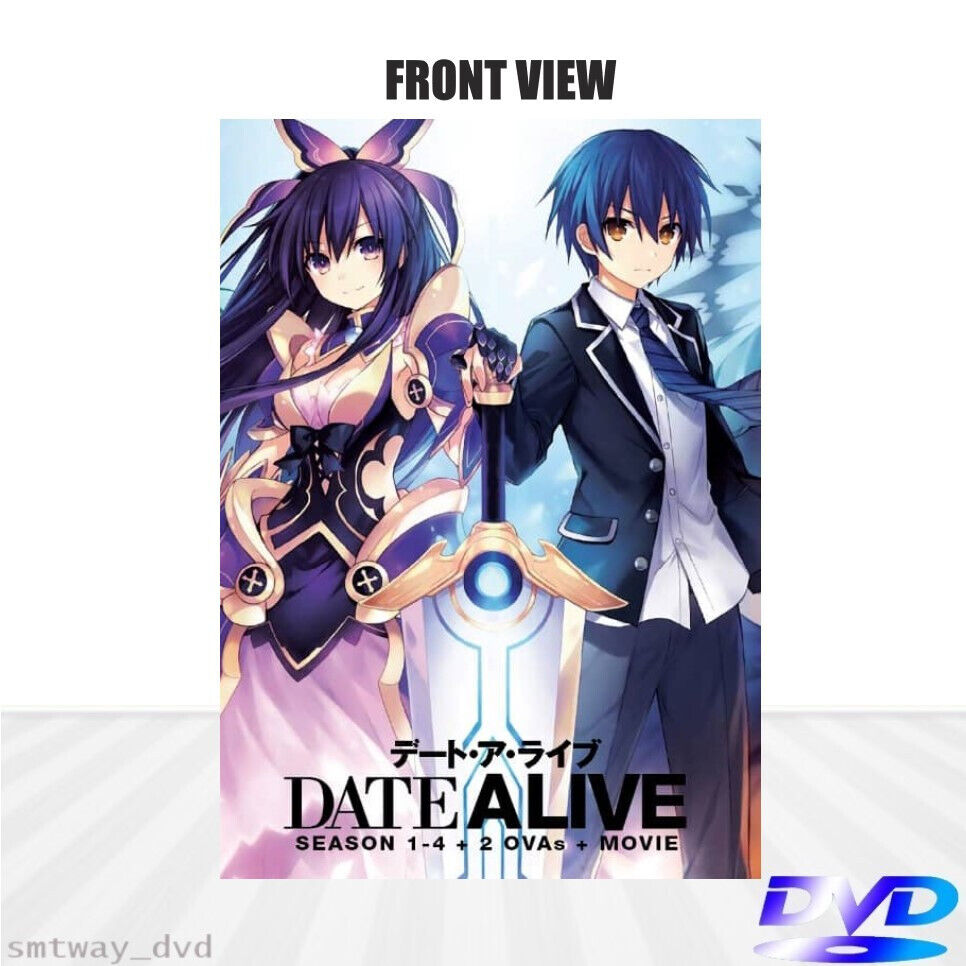 DATE A LIVE SEASON 1-4 VOL.1-46 END + 2 OVA + 1 MOVIE ANIME DVD ENGLISH  DUBBED