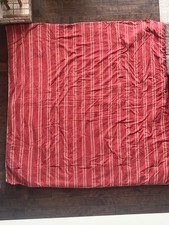RARE Vintage RALPH LAUREN FULL QUEEN Bed Comforter Red STRIPE SEYCHELLES