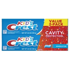 Crest Kids Sparkle Fun Toothpaste Pack Of 2 46 Ounce Cavity Protection Sugar ...