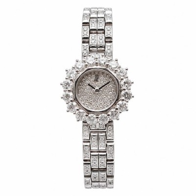 Audemars Piguet 23.5mm White Gold Diamond Dial Ladies Watch 67307BC