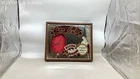 Coca-Cola Vintage Advertising Mirror Clock Wooden Frame Wall Sign