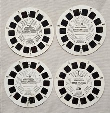 Vintage 1965 View-Master 3D Reels Featuring Walt Disney's Cinderella