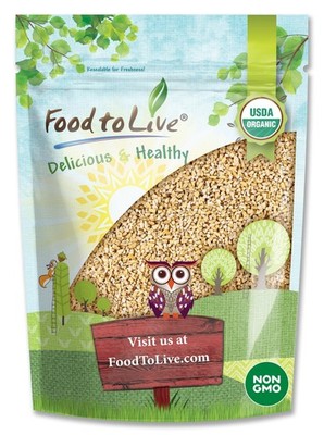Organic Steel Cut Oats    Non-GMO Cereal, Kosher, Vegan, Bulk   by Food to Live