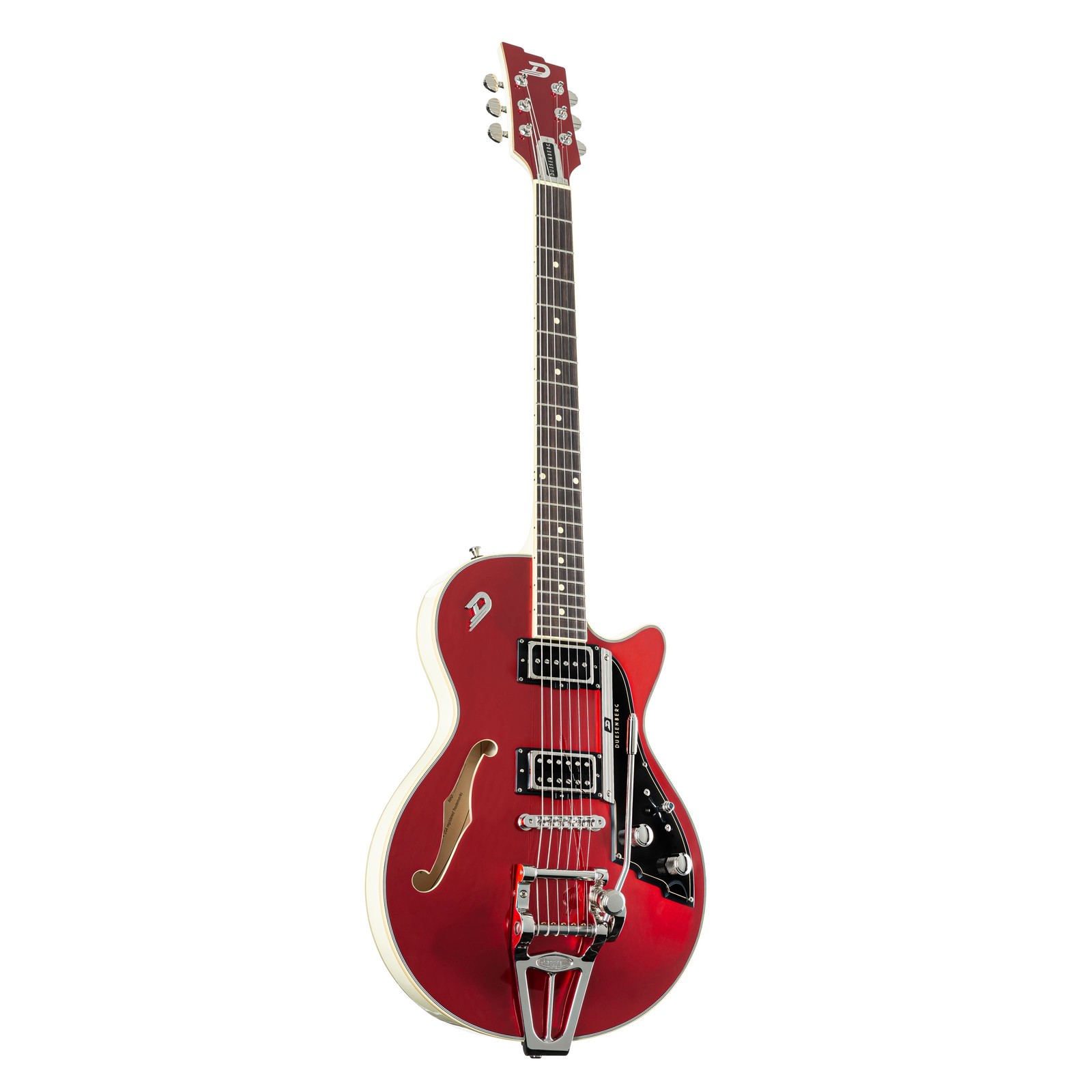 Дуэт Duesenberg Starplayer TV-Tone Catalina Red - White - Хальбакустик Гитаре