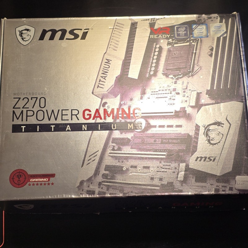 New MSI Z270 MPOWER Gaming Titanium + Intel i7-7700K + CPU Cooler Bundle