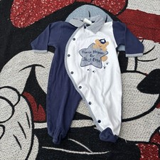 VINTAGE KOALA KIDS TEDDY BEAR ONE PIECE PAJAMAS SIZE 0/3 MONTHS