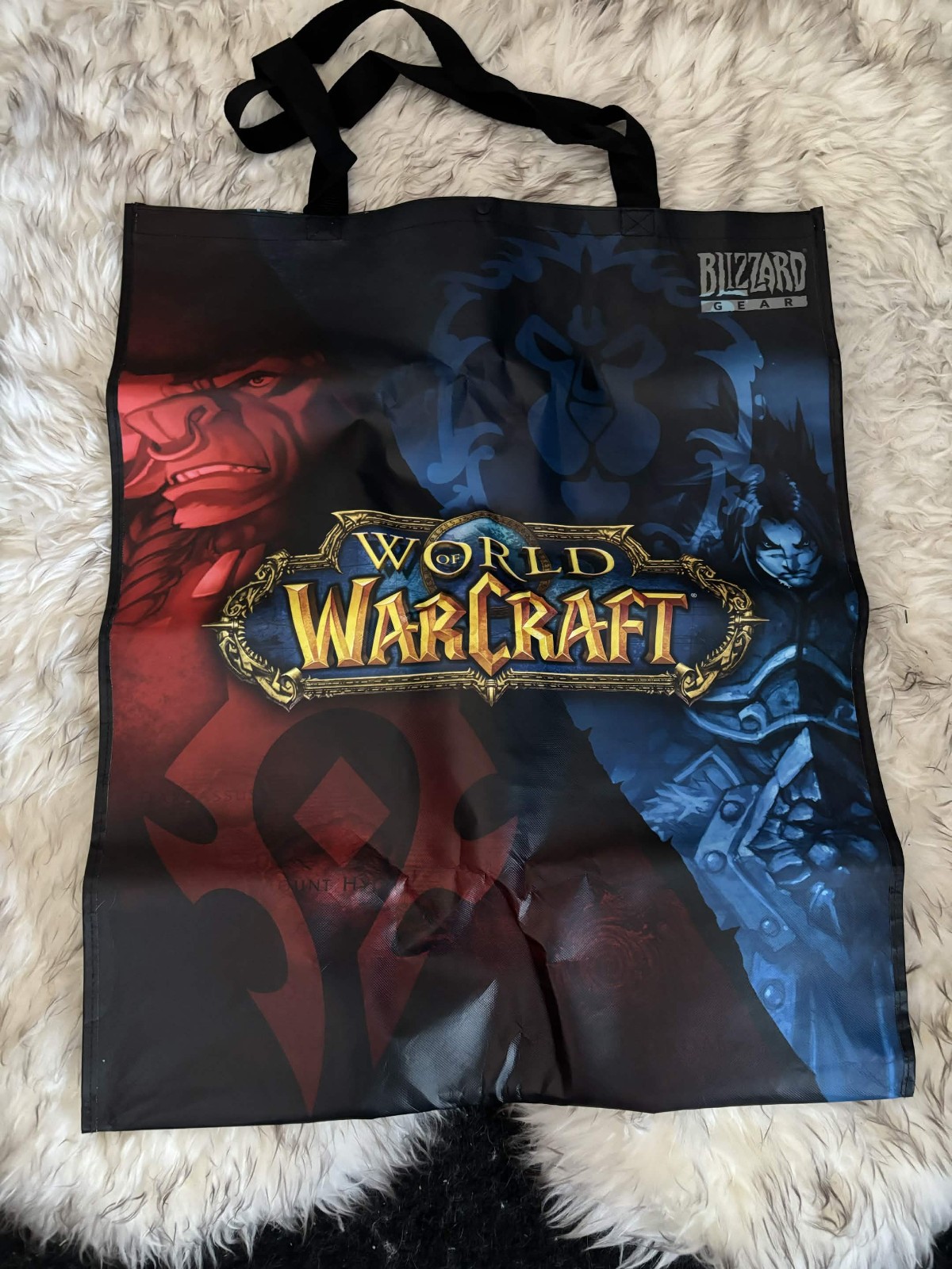 Blizzard Entertainment re-usable collectors bag, Overwatch and World of Warcraft