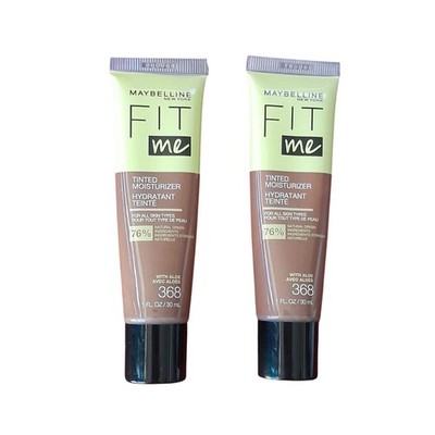 Maybelline Fit Me Tinted Moisturizer w/ Aloe Shade 368 NEW 2 Pack