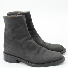 Bally Ciego Nubuck Leather Ankle Boots Bootie...