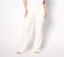 Barefoot Dreams Tall CozyChic Lite Welt Pocket Ribbed Pant Pearl 2X New