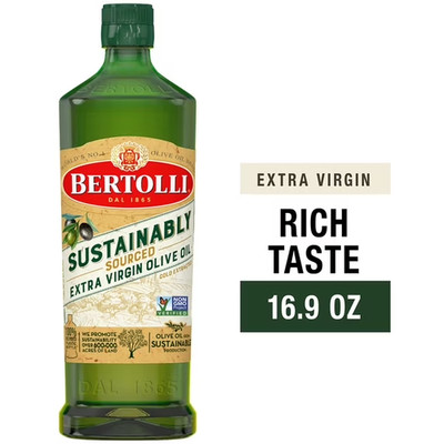 Bertolli Extra Virgin Olive Oil, Rich Taste, First Cold Pressed, Contains Polyph