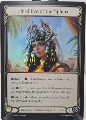 Third Eye of the Sphinx [Legendary] (Omens of the Third Age)  Flesh and Blood