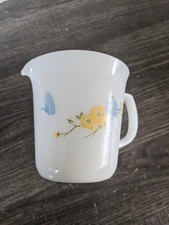 PYREX CORNING FLIRTATION TALL CREAMER GENTLY USED CONDITION FREE USA SHIP