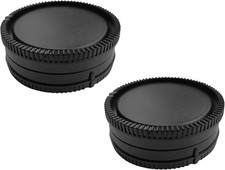 E-Mount Body Cap  Rear Lens Cap Cover Kit for Sony A7 A7II A7III A7IV A7S A7SII