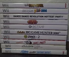 Nintendo Wii Game Lot Tested Working Just Dance Rapstar DDR Zumba Cabela’s...