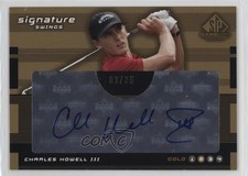 2003 SP Game Used Edition Signature Swings /35 Charles Howell III Auto 0c37