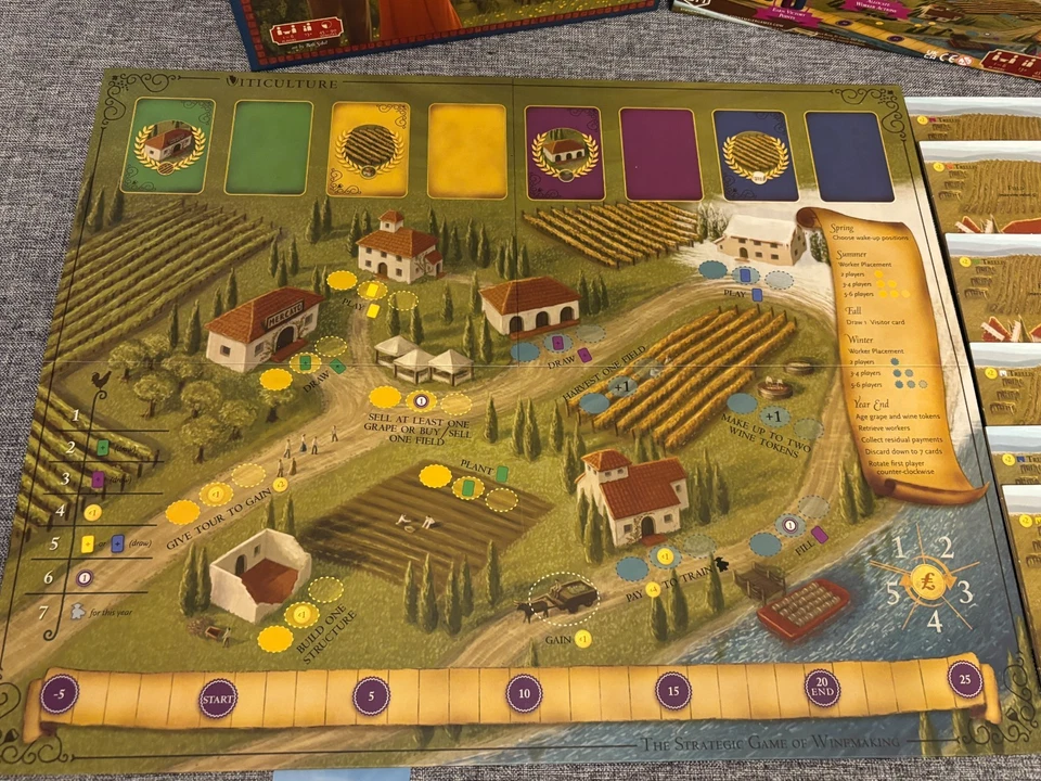 Viticulture Essential Edition 2015 Stonemaier Games STM105 Vineyard Mgmt Game - Image 4 of 4