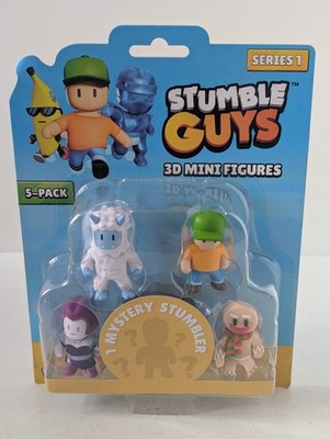 Stumble Guys 3D Mini Figures Series 1 5 Pack Lilith Gingerbread Guy Yeti New