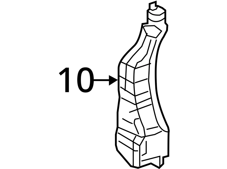 Coolant Reservoir Fits 12-15 CIVIC 5208124 Foto 4 de 4