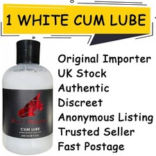 Bad Dragon Cum Lube [ONE WHITE BOTTLE] 250ml / 8oz BRAND NEW SEALED GENUINE [1]