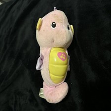 Fisher Price Ocean Wonders Soothe  Glow Seahorse Pink Musical Lighted Plush S24