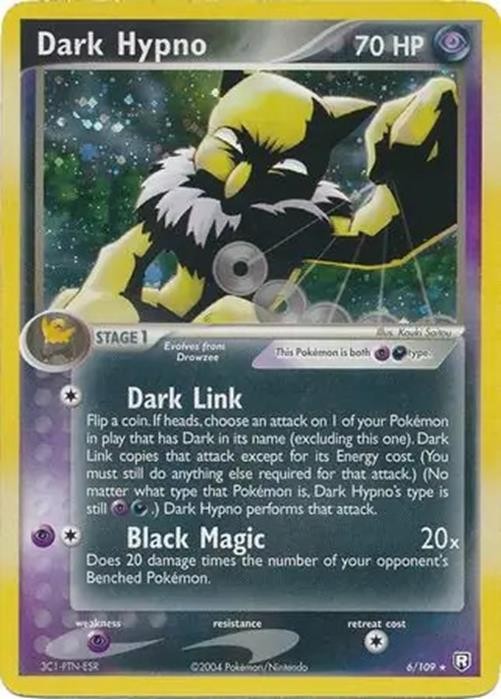 Dark Hypno - 6/109 - Pokemon Ex Team Rocket Returns Reverse Holo NM