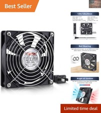 Compact 120mm Muffin Fan - Durable and Low Noise Cooling for Electronics